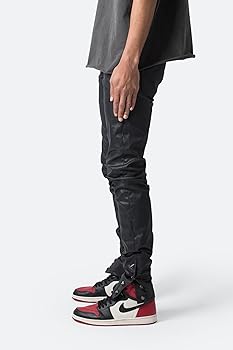 mnml Men's M588 Snap Slim Denim, Black at Amazon Men's